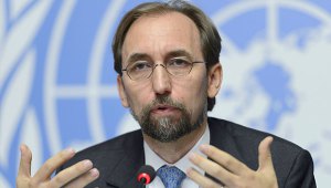 UN High Commissioner for Human Rights, Zeid Raad al-Hussein of Jordan speaks on the UN Human Rights Office report on Sri Lanka during a press conference at the European headquarters of the United Nations (AP Photo)